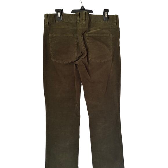 J Crew Olive Green Corduroy Stretch Boot Cut Pant 32T Womens - Picture 4 of 5